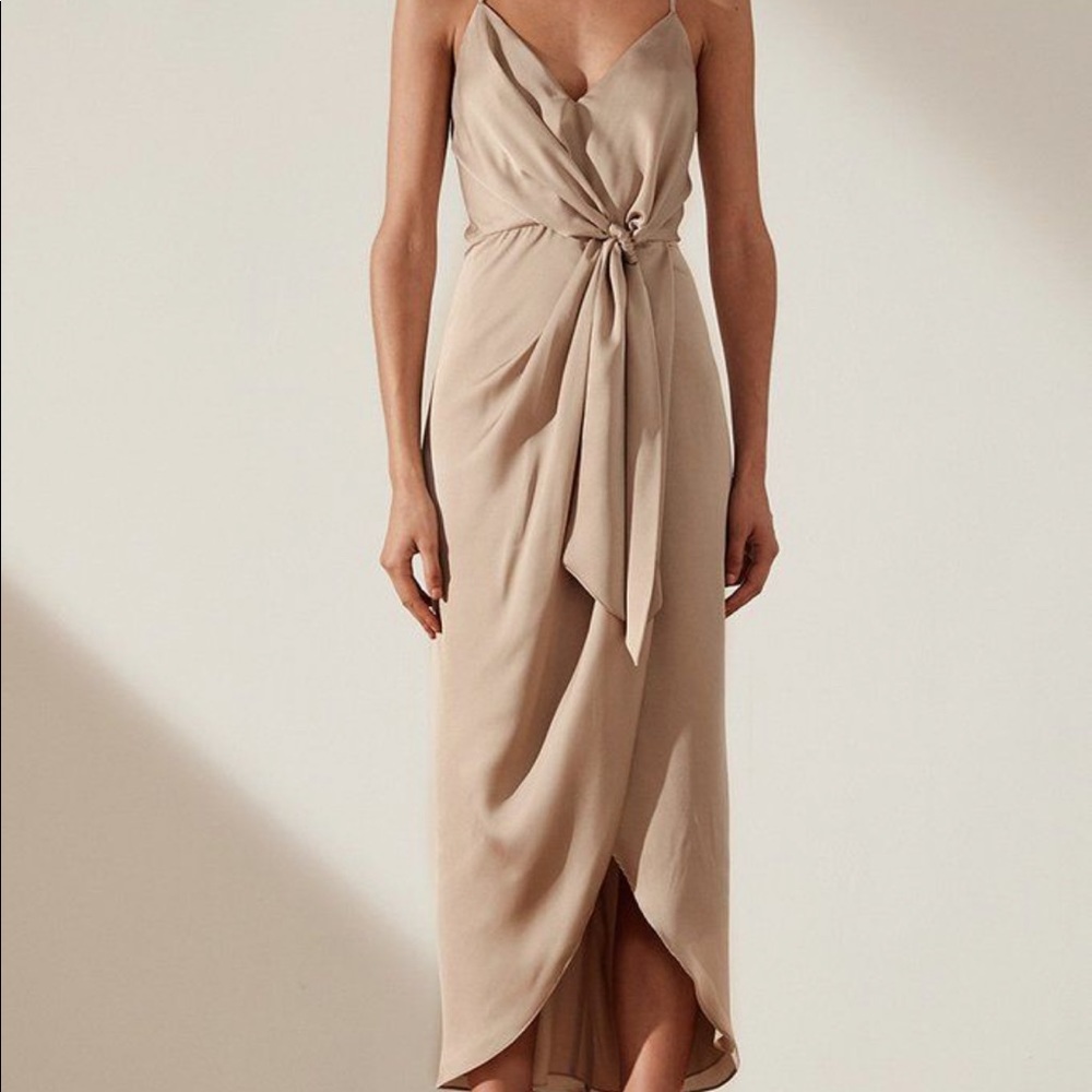 Shona Joy Oro Tie Front Dress